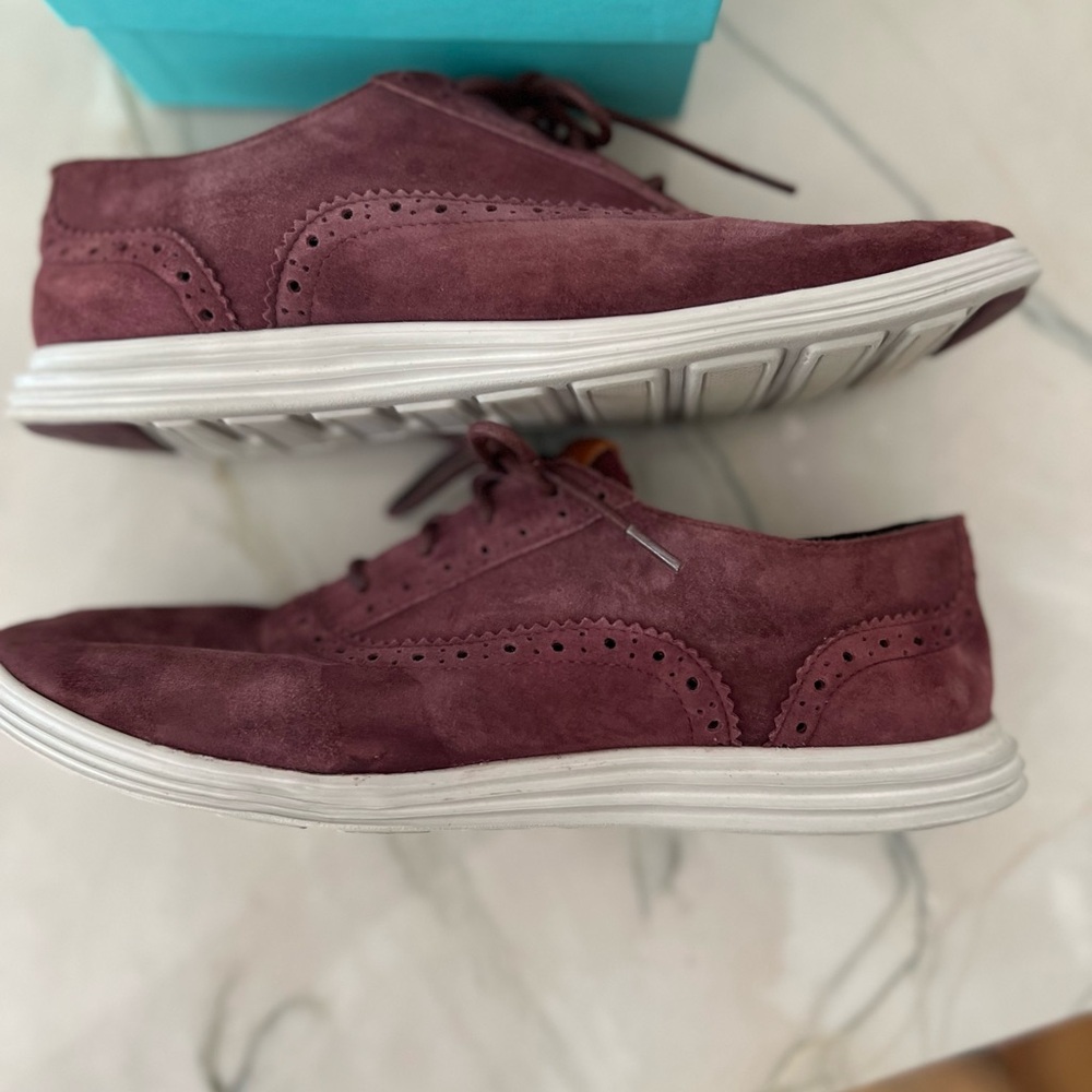 Cole Haan Zero Ground wingtip Oxford Shoes sz 7.5 - Picture 7 of 16